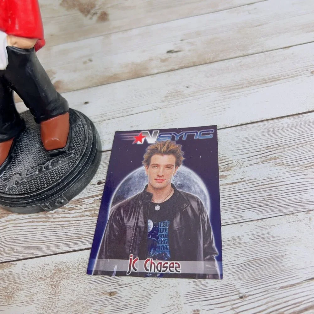 VTG 2001 NSYNC JC Chasez Bobble Head 8”‎ Doll Best Buy Exclusive w/Authenticity